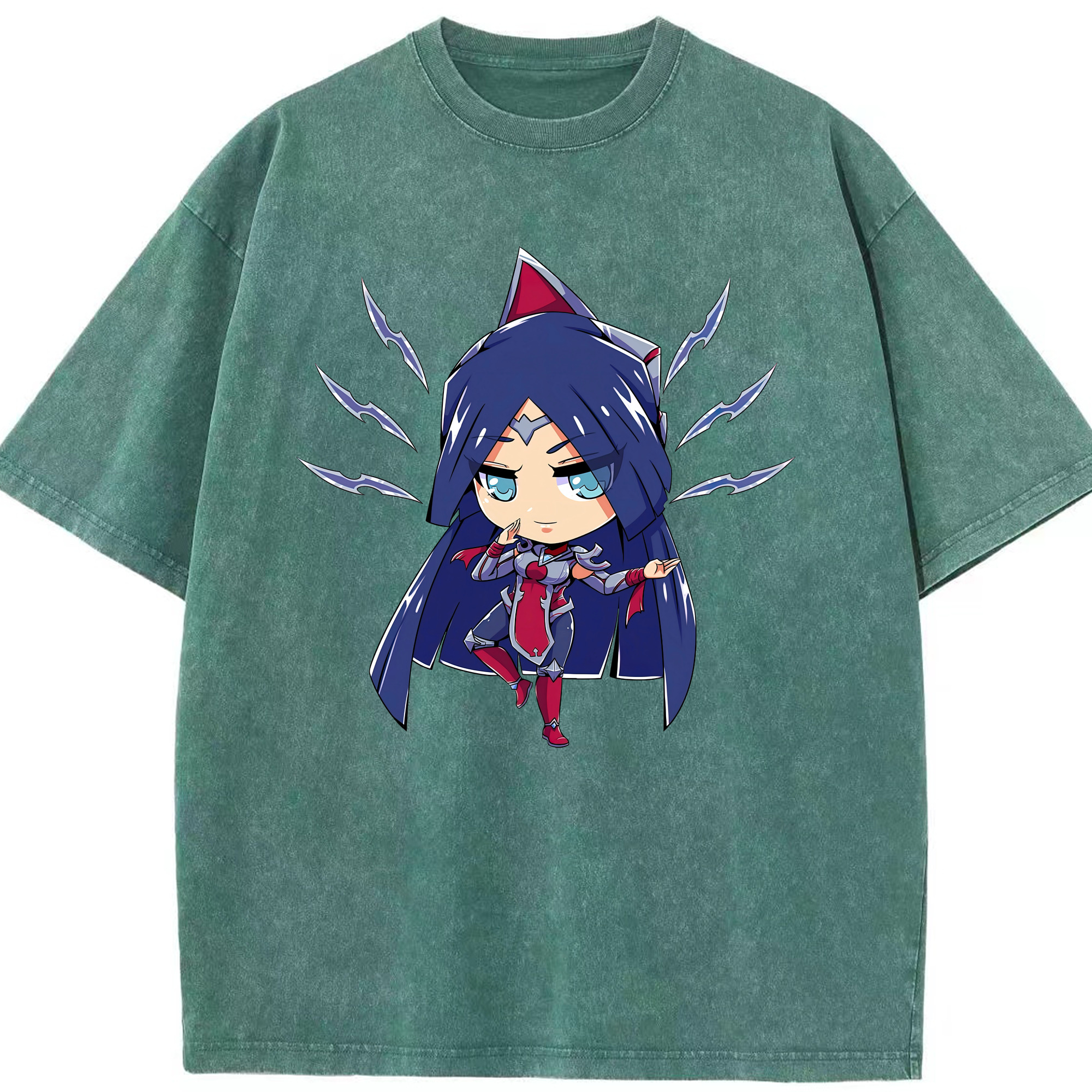 リーグ・オブ・レジェンド League of Legends LOL 綿100% ヴィンテージ風 半袖Tシャツ（フロントプリント）